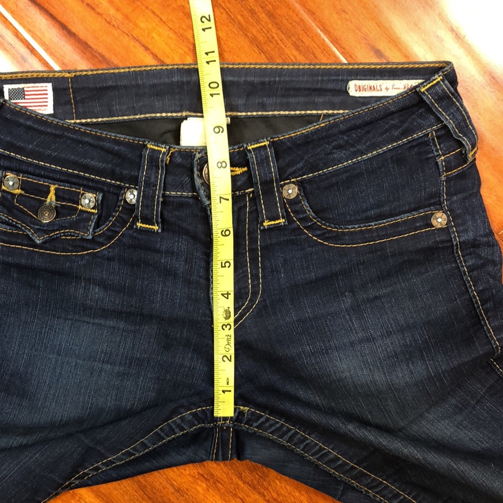 True Religion Serena Skinny Dark Wash Style WCJ-N96CR8 Inseam 29” Size 28 - Picture 8 of 14